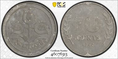 1942 10C KM-173 Zinc AU53