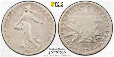 1917 50C Gad-420 F-190 VF30