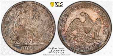 1860-O 50C MS61
