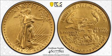 1997 $5 Gold Eagle MS68