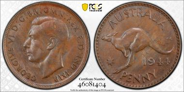 1944 Y. (p) 1D MS64BN