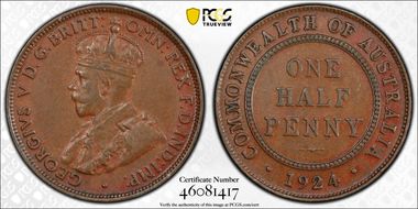 1924 1/2D AU55BN