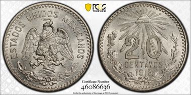 1913-M 20C MS64
