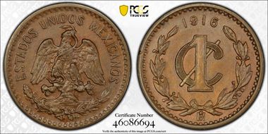1916-Mo 1C MS64BN