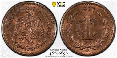 1927/6-Mo 1C MS64RB