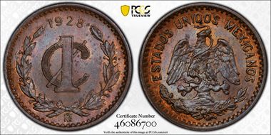 1928/7-Mo 1C MS64BN