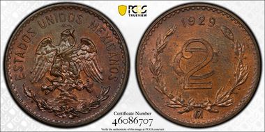 1929-Mo 2C MS63RB