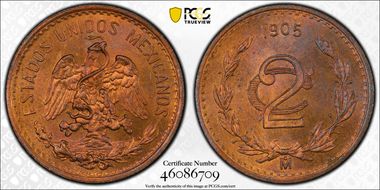 1905-Mo 2C MS65RB