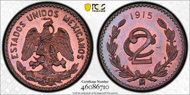 1915-Mo 2C 20mm  KM-420 MS65RB