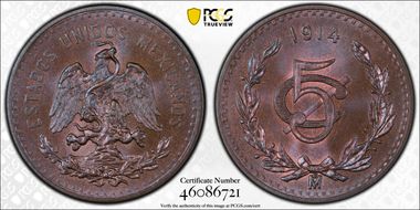 1914-Mo 5C MS66BN