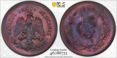1924-Mo 5C MS66RB