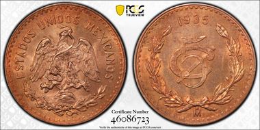 1935-Mo 5C KM-422 MS65RB