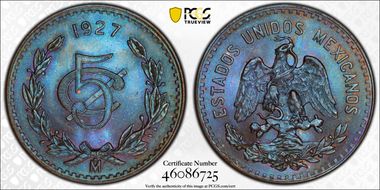 1927-Mo 5C KM-422 MS65BN