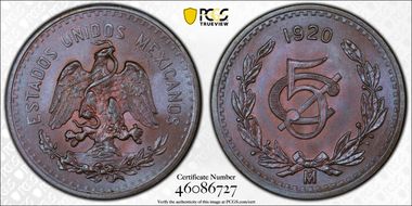 1920-Mo 5C MS66BN