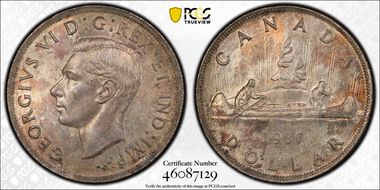 1937 S$1 MS64