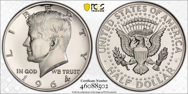 1964 50C Accented Hair, FS-401 PR68DCAM