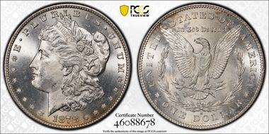 1878-S $1 MS65