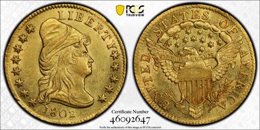 1802/'1' $2.50 BD-1 MS63