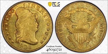 1806 $5 BD-3 MS62