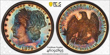 1879 $1 J-1603 PR66+