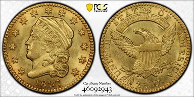 1827 $2.50 BD-1 MS65