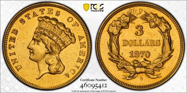 1870-S $3 SP50