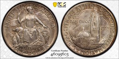 1935-S 50C San Diego MS64