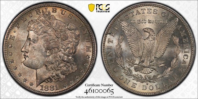 Cert 46100065 - Coin Image