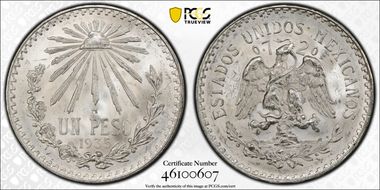 1935-M Peso KM-455  Ag MS66