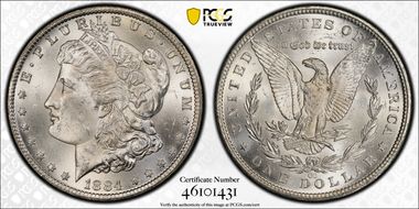 1884-CC $1 MS64
