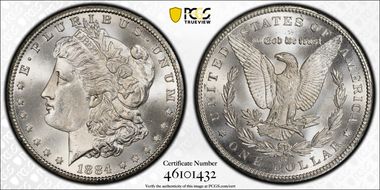 1884-CC $1 MS64