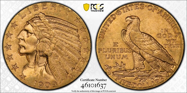 Cert 46101637 - Coin Image