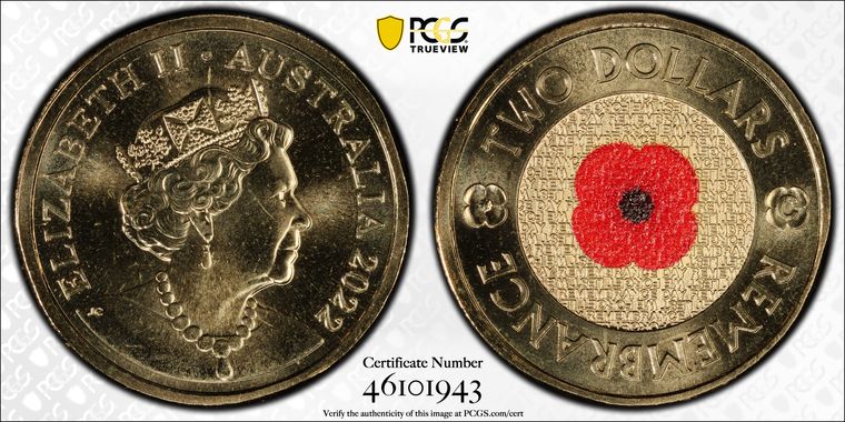 Cert 46101943 - Coin Image