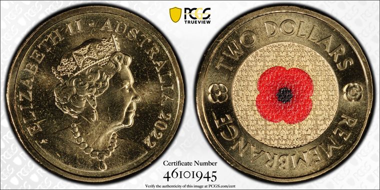 Cert 46101945 - Coin Image