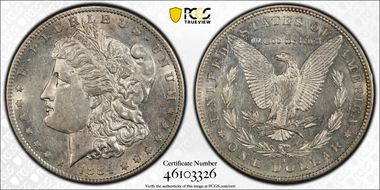 1884-S $1 AU53