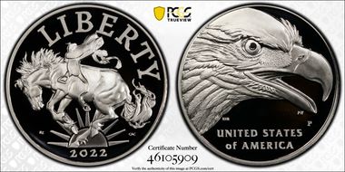 2022-P Medal American Liberty PR69DCAM