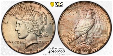 1935 $1 MS65