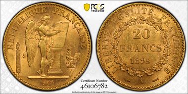 1895-A 20 Fr Gad-1063 F-533 MS63