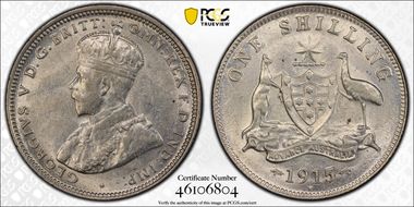 1915-H Shil AU55