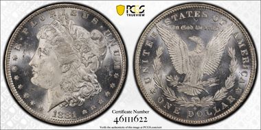 1881-O $1 MS64
