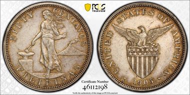 1905-S 50C AU50