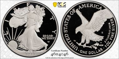 2022-S $1 Silver Eagle PR69DCAM