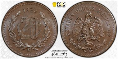 1920-Mo 20C KM-437 MS65BN