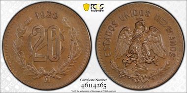 1920-Mo 20C KM-437 MS64BN