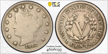 1912-S 5C VG10