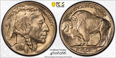1938-D/D 5C Buffalo MS66