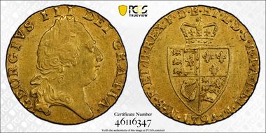 1794 Guinea S-3729 XF45