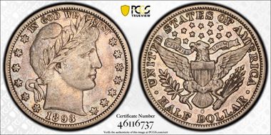 1893-O 50C VF35