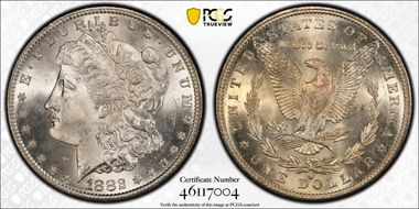 1882-S $1 MS64