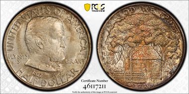 1922 50C Grant, with Star MS65+